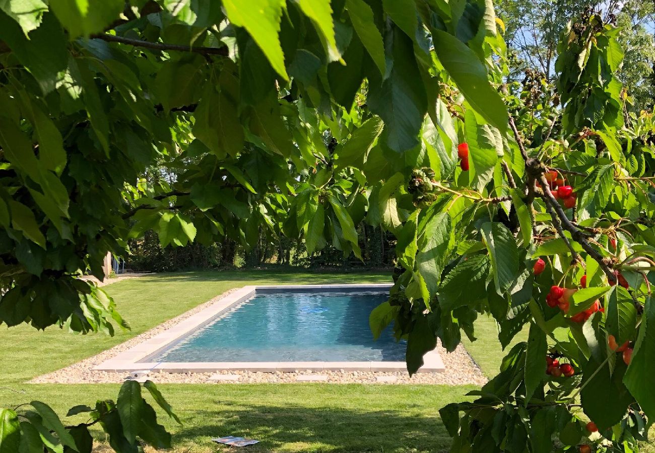 Maison à Chantemerle-les-Blés - Maison en galets avec piscine et jacuzzi