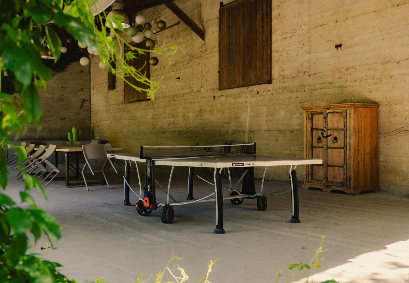 Maison à Chantemerle-les-Blés - Maison en galets avec piscine et jacuzzi