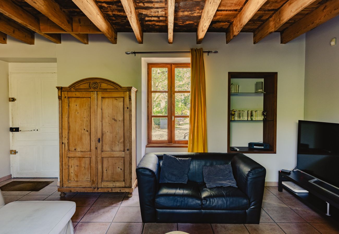Maison à Chantemerle-les-Blés - Maison en galets avec piscine et jacuzzi