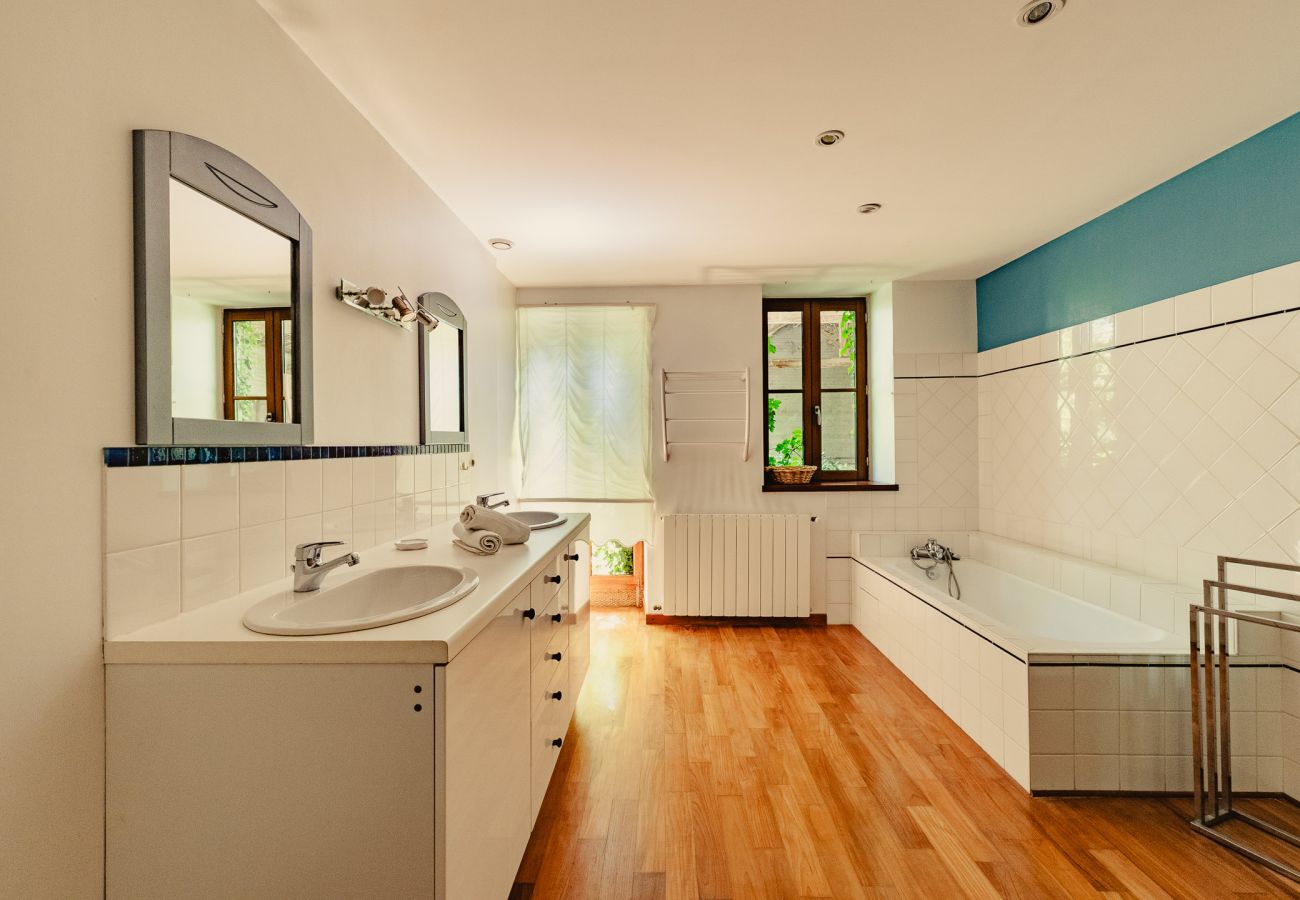 Maison à Chantemerle-les-Blés - Maison en galets avec piscine et jacuzzi